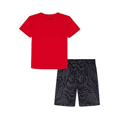 Boys 4-7 Under Armour 2-Piece Short Sleeve T-Shirt & Shorts Set