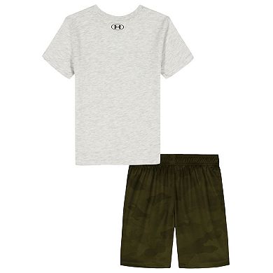 Boys 4-7 Under Armour Camouflage Printed 2-Piece T-Shirt & Shorts Set