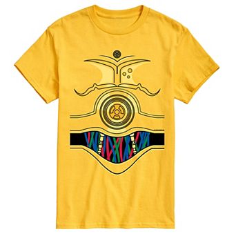 Men's Star Wars C-3PO Costume Graphic Tee