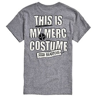 Men's Marvel Deadpool This Is My Merc Costume Graphic Tee