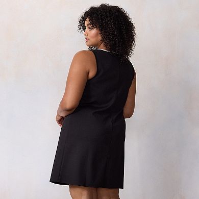 Plus Size LC Lauren Conrad Sleeveless Rhinestone Shift Dress