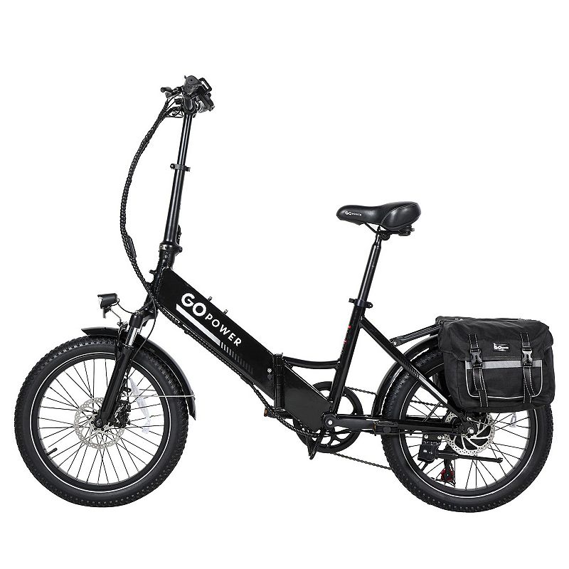 Gopowerbike GoPlus Fat Tire Folding Electric Bike, Black