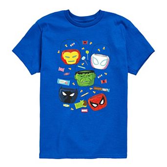 Boys 8-20 Marvel Halloween Trick Or Treat Buckets Graphic Tee