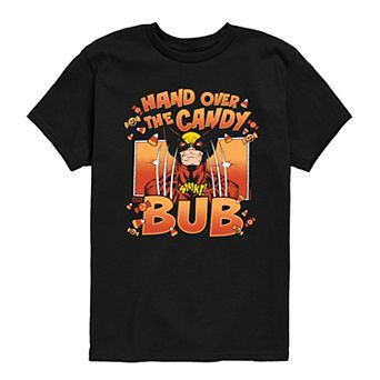 Boys 8-20 Marvel Wolverine Hand Over The Candy Bub Graphic Tee