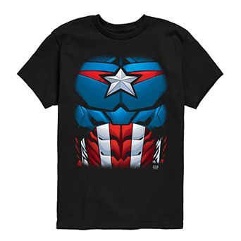 Boys 8-20 Marvel Captain America Costume Graphic Tee