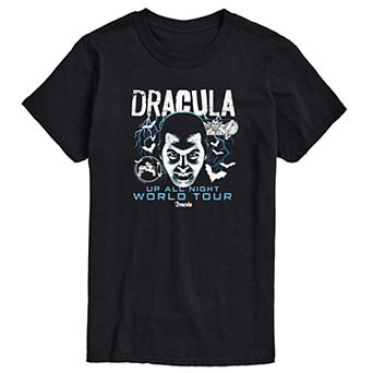 Men's Universal Monsters Dracula Up All Night World Tour Graphic Tee
