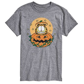 Men's Garfield Inside Of A Pumpkin Graphic Tee