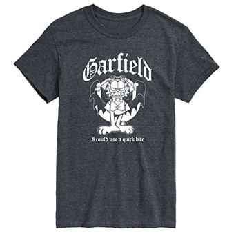 Men's Garfield Vampire A Quick Bite Graphic Tee