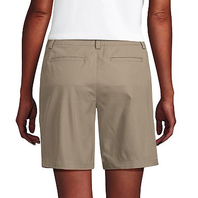 Women's Lands' End Active Performance 9 inch Chino Shorts
