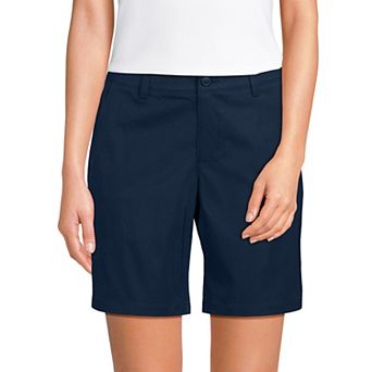 Women's Lands' End Active Performance 9 inch Chino Shorts