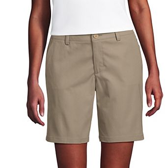 Women's Lands' End Active Performance 9 inch Chino Shorts