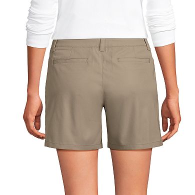 Women's Lands' End Active Performance 7 inch Chino Shorts