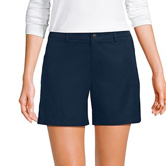 Women's Lands' End Active Performance 7 inch Chino Shorts