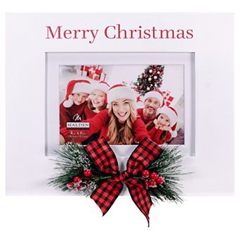 Malden 4" x 6" Matted Picture Frame with Holiday Design