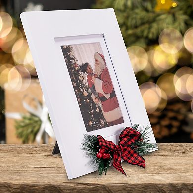 Malden 4" x 6" Matted Picture Frame with Holiday Design
