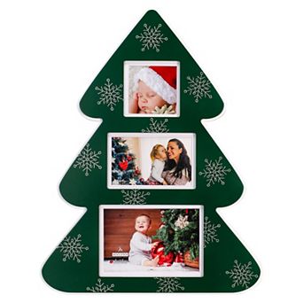 Malden 3-Opening Christmas Tree Picture Frame