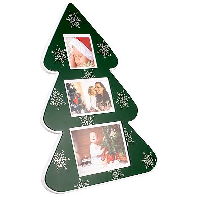 Malden 3-Opening Christmas Tree Picture Frame
