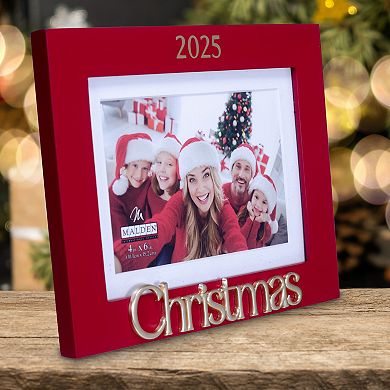 Malden 4" x 6" Matted 2025 Christmas Picture Frame