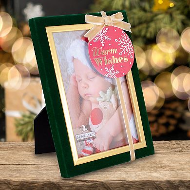 Malden 4" x 6" Velvet Picture Frame