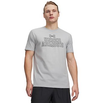 Men's Under Armour Mesh Wordmark Short Sleeve Tee