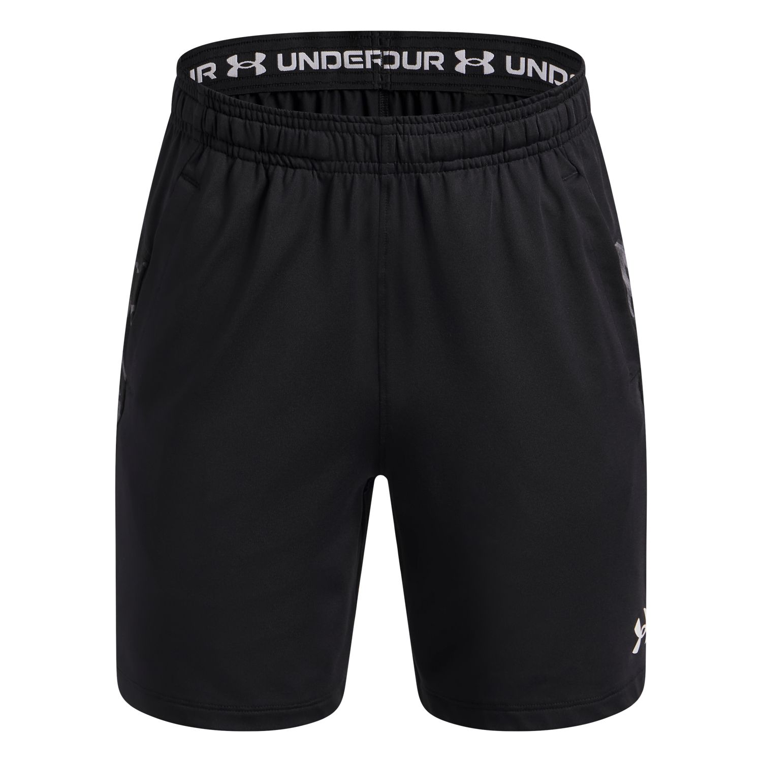 Шорты Under Armour Tech™ Vent Print Blocked Shorts для мальчиков, цвет: Чёрный