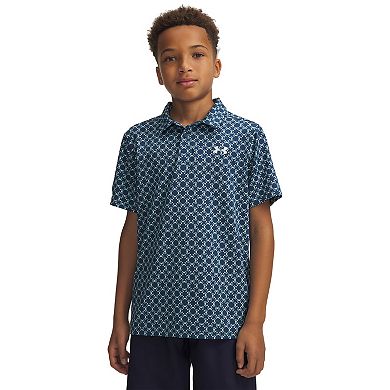 Boys 8-20 Under Armour Matchplay Printed Polo