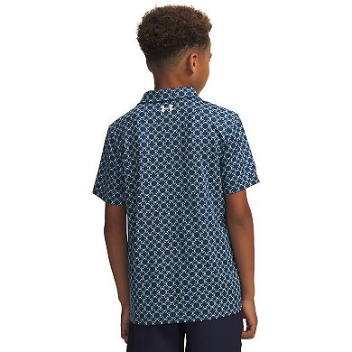 Boys 8-20 Under Armour Matchplay Printed Polo