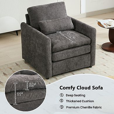 Merax 31.9" Cozy Upholstered Armchair