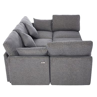 Merax 85.4" Sectional Sofa Modular Sofa