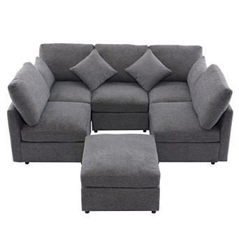 Merax 85.4" Sectional Sofa Modular Sofa