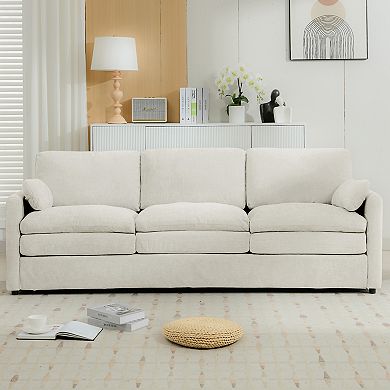 Merax 89" Cozy Upholstered 3-seater Sofa