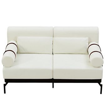 Merax Modern Loveseat Sofa 59" Sofa Couch 2-Seater Sofa