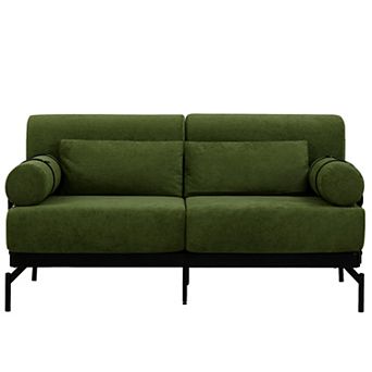 Merax Modern Loveseat Sofa 59" Sofa Couch 2-Seater Sofa