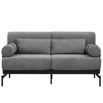 Merax Modern Loveseat Sofa 59" Sofa Couch 2-Seater Sofa