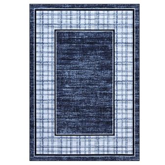 Garvee Modern Accent Printed Area Rug Machine Washable Non Slip Pet Friendly for Living Room Bedroom