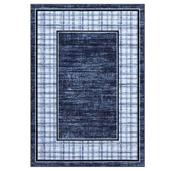 Garvee Modern Accent Printed Area Rug Machine Washable Non Slip Pet Friendly for Living Room Bedroom