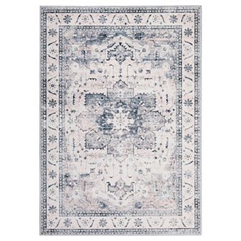 Garvee Vintage Area Rug Machine Washable Non Slip Ultra Thin Floor Mat Non Shedding Indoor Carpet