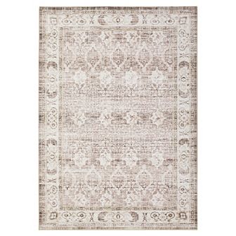 Garvee Machine Washable Vitagen Floral Area Rug Non Slip Stain Resistan Floor Home Decor