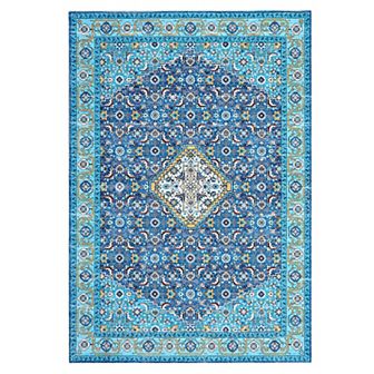 Garvee Machine Washable Vintage Distressed Area Rug Non Slip Pet Friendly Carpet for Home