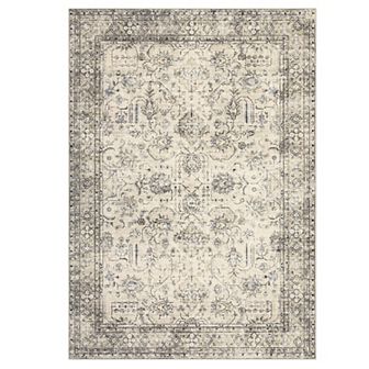 Garvee Vintage Washable Area Rug Non Slip Non Shedding Traditional Floor Cover Foldable Indoor Mat