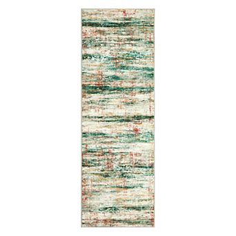 Garvee Machine Washable Modern Abstract Non Slip Area Rug Stain Resistant Bodered Capert for Home