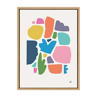 Sylvie Summer Love Songs Framed Canvas by Kelly Knaga