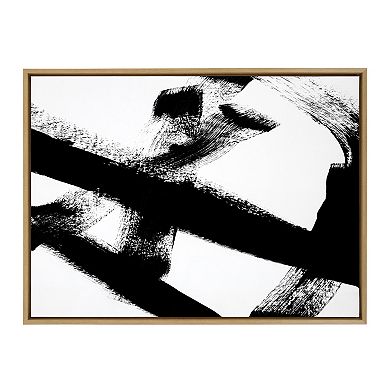 Sylvie Gesture I BW Framed Canvas by Amy Lighthall