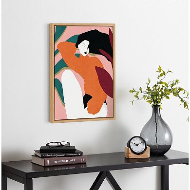 Sylvie Midori Framed Canvas by Alexander Ginzburg