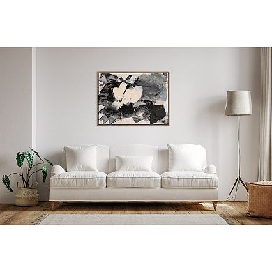 Sylvie Painted Flow III Framed Canvas by Amy Lighthall