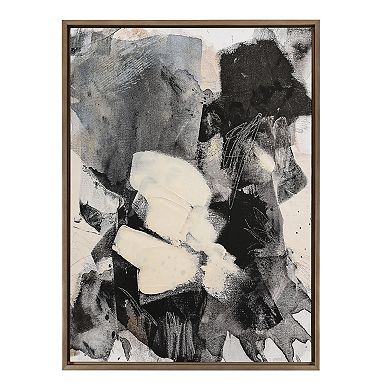 Sylvie Painted Flow III Framed Canvas by Amy Lighthall