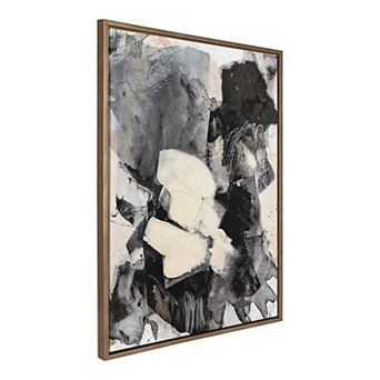 Sylvie Painted Flow III Framed Canvas by Amy Lighthall