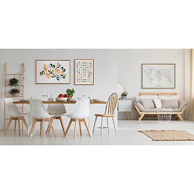 Sylvie Meditation 3 Framed Canvas by Kelly Knaga