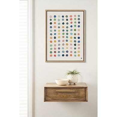 Sylvie Meditation 3 Framed Canvas by Kelly Knaga