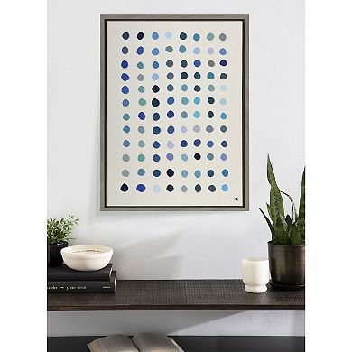 Sylvie Meditation 5 Framed Canvas by Kelly Knaga